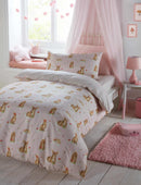 Woodland Friends Pink Duvet Cover Set - Pink