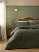 Heritage Floral Duvet Cover Set - Green