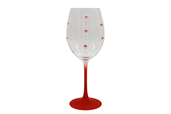 25cm Santa Wine Glass
