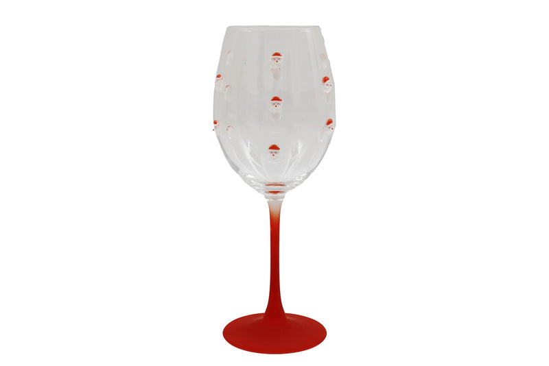 25cm Santa Wine Glass