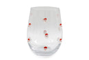 12cm Santa Glass Tumbler