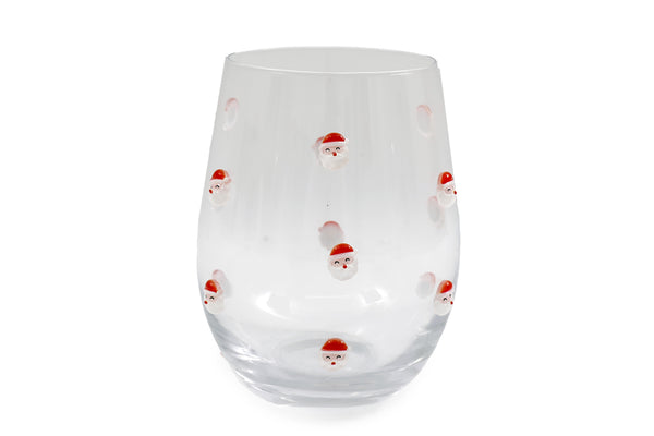 12cm Santa Glass Tumbler
