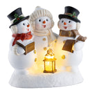 Trio of Snowmen Carol Singers LED