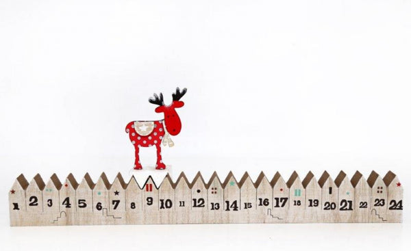 47 x 12.5cm Reindeer Calendar