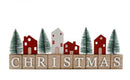 Christmas Houses & Trees Scene