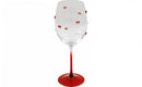 Bow Embossed Wine Glass