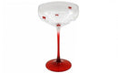 Bow Embossed Coupe Glass