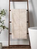 Zero Twist Satin Stitch Towel - Natural