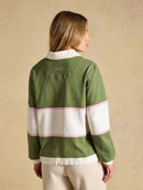 Jersey Stripe Rugby Shirt - Green & Cream Stripe