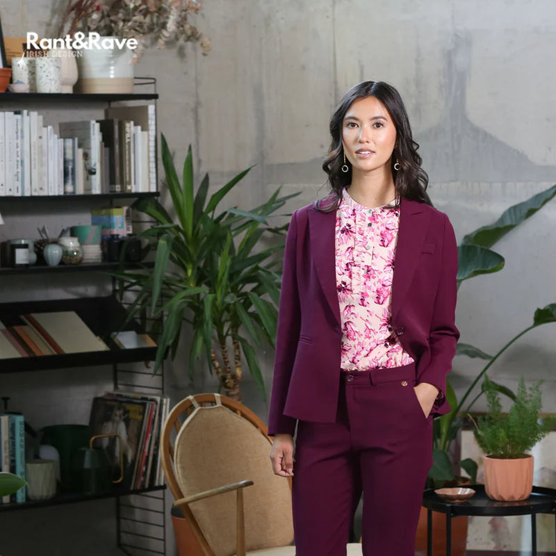 Yolanda Blazer - Cranberry