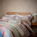 Signature Stripe Duvet Cover Set - Multi-Coloured