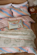 Signature Stripe Duvet Cover Set - Multi-Coloured