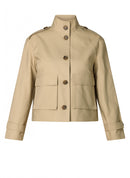 Xylia Buttoned Jacket - Sand