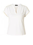 Renea V Neck Shirt - Off White