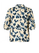 Ragin Print Blouse - Summer Blue/multi