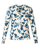 Raissa Print Blouse - Summer Blue/multi