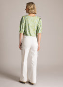 Izara Straight Trouser - Antique White