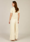 Iliya ShortSleeve Round Neck Jumper - Natural