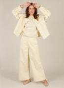 Iliya ShortSleeve Round Neck Jumper - Natural