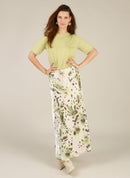 Iman Plain Round Neck T-Shirt - Linden