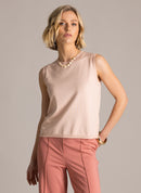 Kornelia Sleeveless Top - Rose Clay