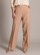 Gilana Essential Straight Trouser - Baked Clay