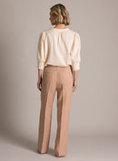 Gilana Essential Straight Trouser - Baked Clay