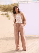 Kristiana One Button Blazer - Baked Clay