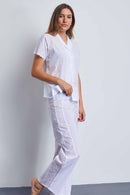 Button Up Pyjama - White