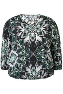 Print Top - Green