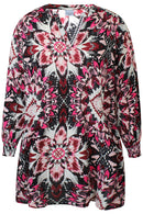 Print Tunic - Raspberry Wine