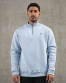 Zach 1/4 Zip Sweatshirt - Powder Blue