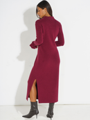 Payton Knit Dress - Plum