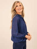 Bella Band Top - Blue