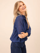 Bella Band Top - Blue