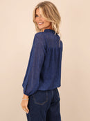 Bella Band Top - Blue
