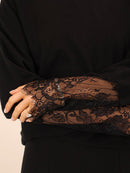 Blakely Lace Jumper - Black