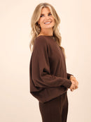 Elba Pearl Jumper - Chocolate