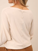 Elba Pearl Jumper - Cream