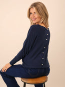 Elba Pearl Jumper - Navy