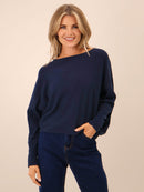 Elba Pearl Jumper - Navy