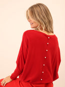 Elba Pearl Jumper - Red