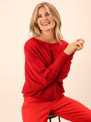 Elba Pearl Jumper - Red