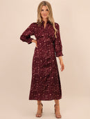 Kimber Dress - Burgundy