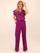 Palermo Trouser - Magenta