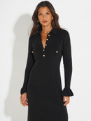 Payton Knit Dress - Black