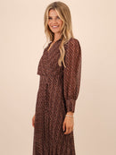 Positano Dress - Brown