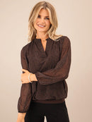 Bella Band Top - Brown
