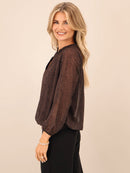 Bella Band Top - Brown