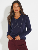 Presley Top - Navy